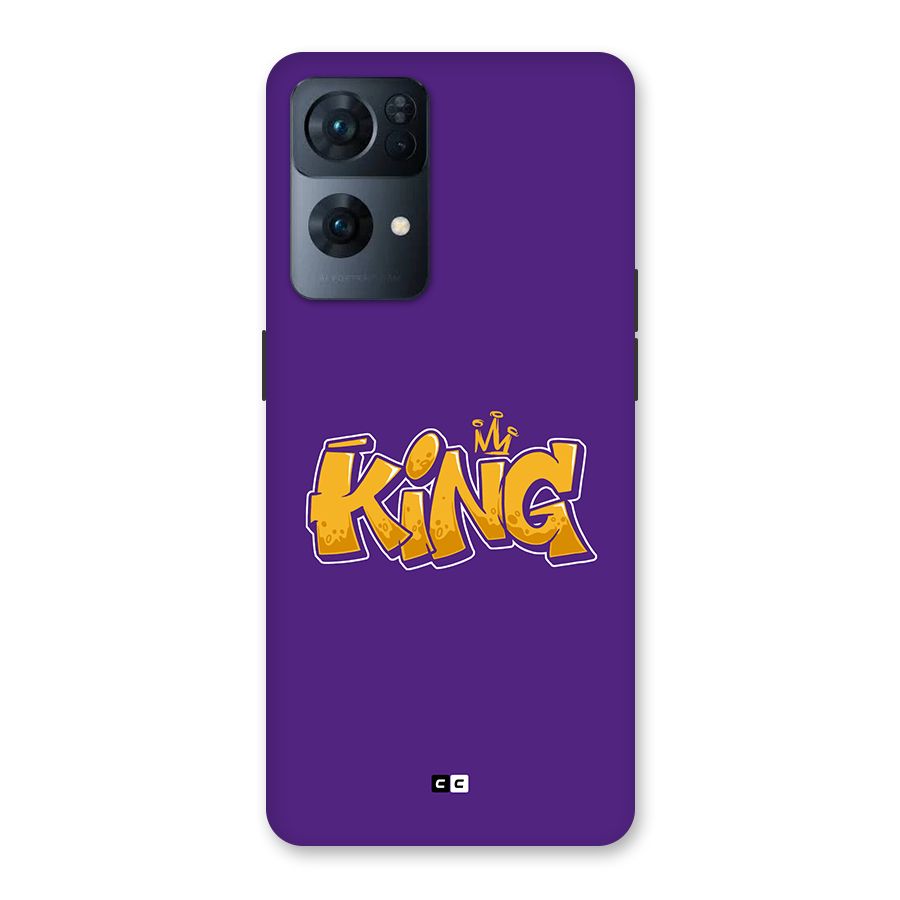 The Royal King Back Case for Oppo Reno7 Pro 5G