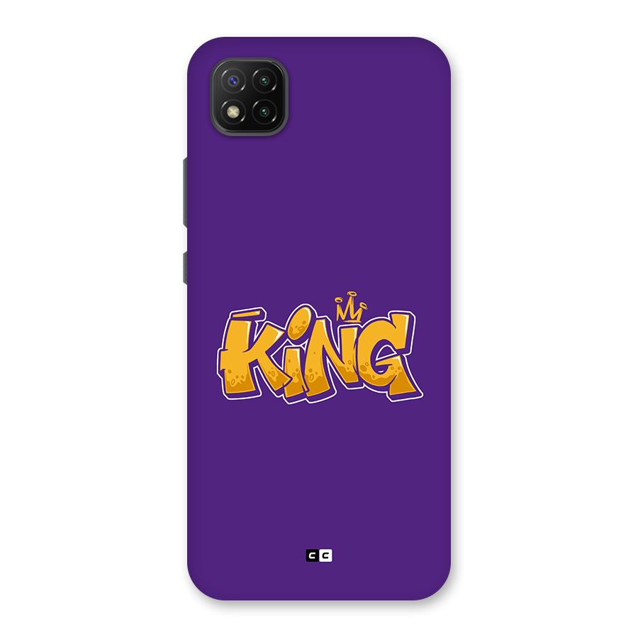 The Royal King Back Case for Poco C3