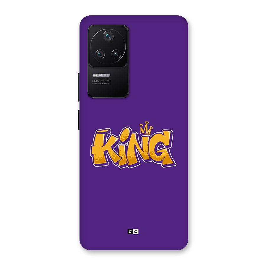 The Royal King Back Case for Poco F4 5G