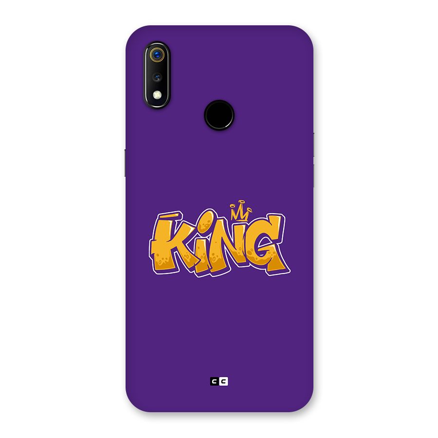 The Royal King Back Case for Realme 3