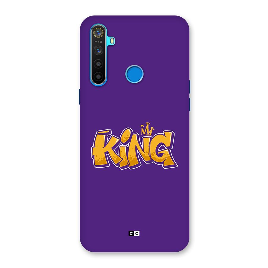 The Royal King Back Case for Realme 5s