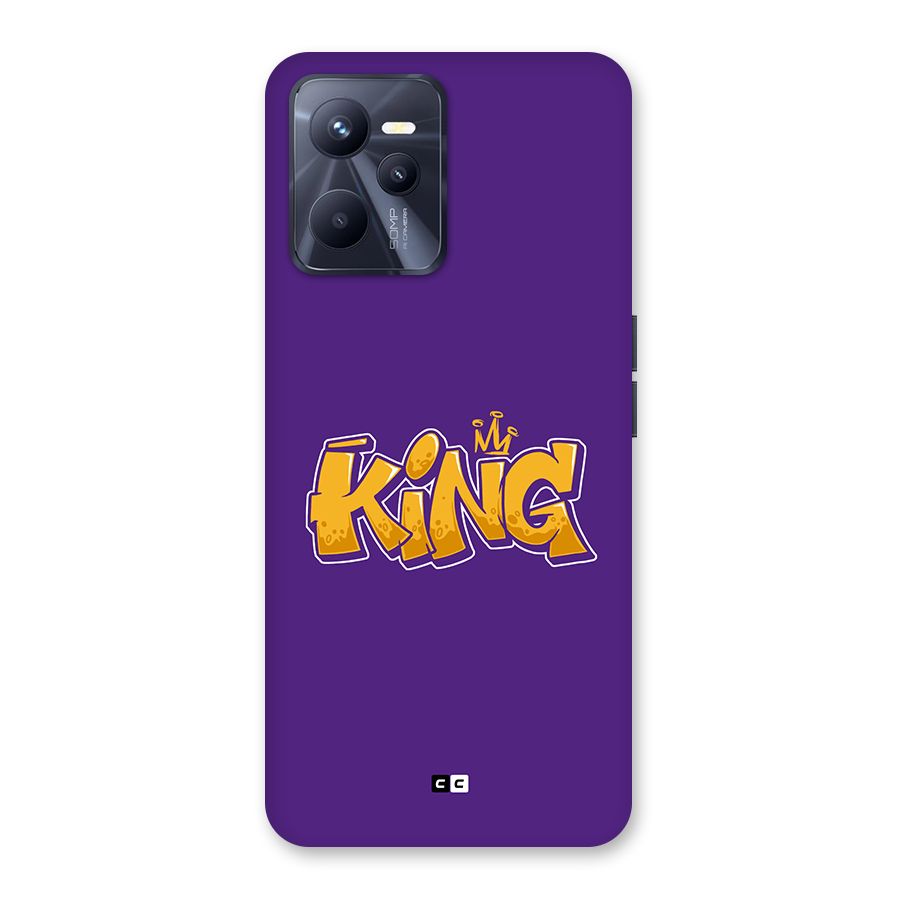 The Royal King Back Case for Realme C35