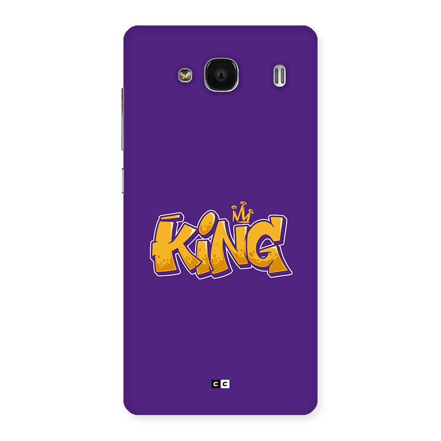 The Royal King Back Case for Redmi 2 Prime