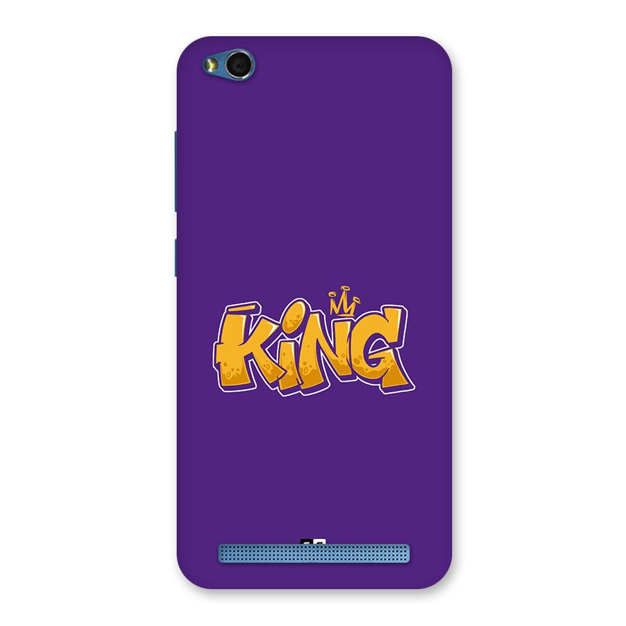 The Royal King Back Case for Redmi 5A