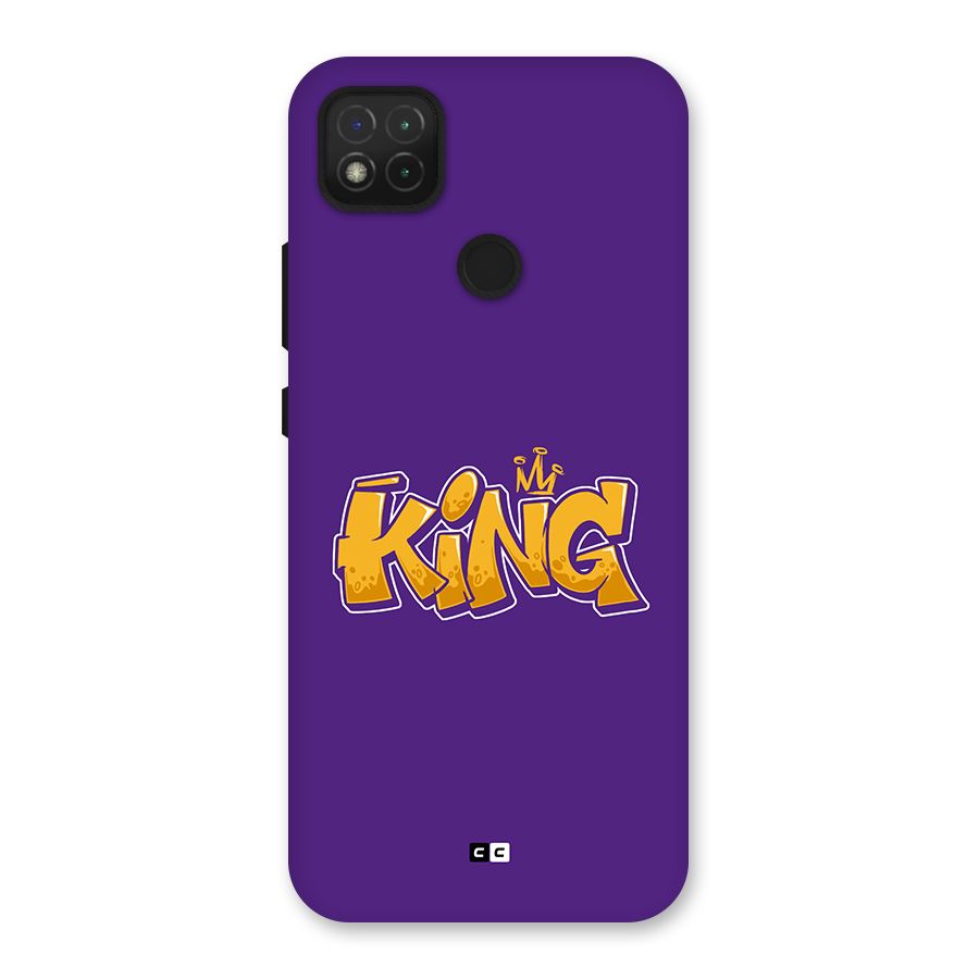 The Royal King Back Case for Redmi 9 Activ