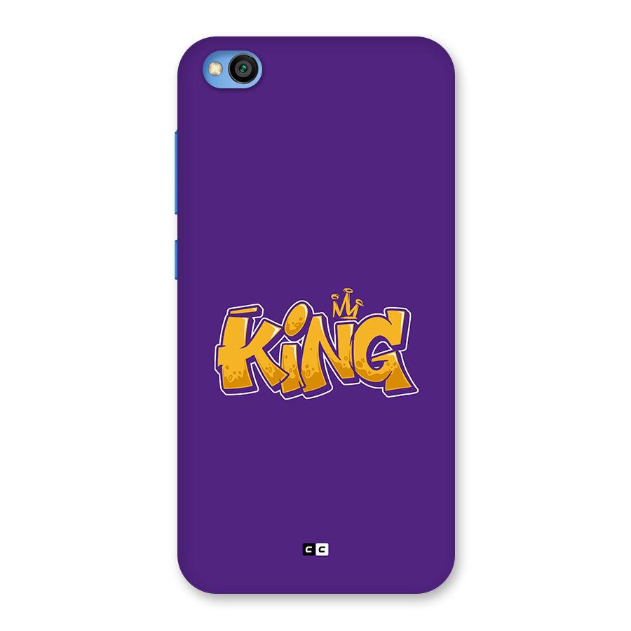 The Royal King Back Case for Redmi Go