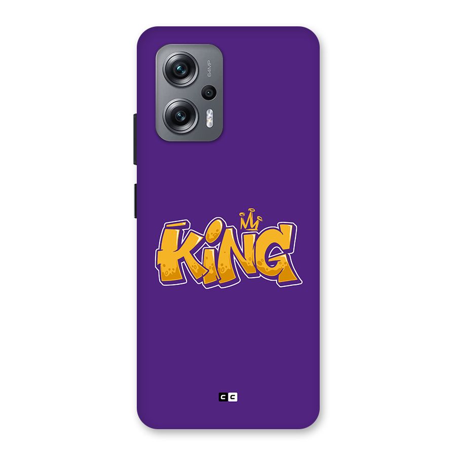 The Royal King Back Case for Redmi K50i