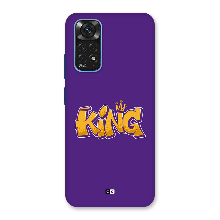 The Royal King Back Case for Redmi Note 11S