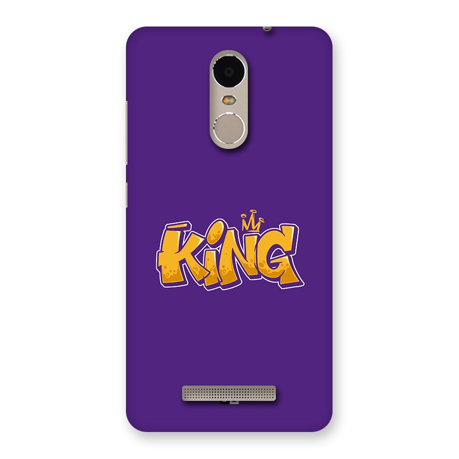 The Royal King Back Case for Redmi Note 3