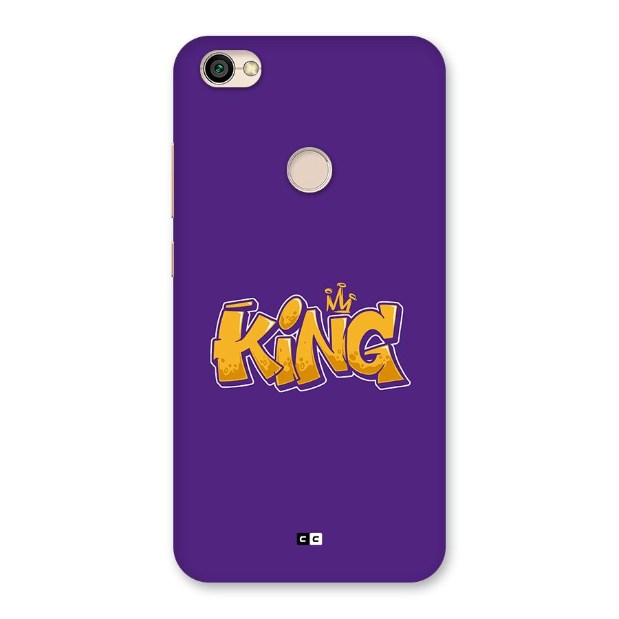 The Royal King Back Case for Redmi Y1 2017