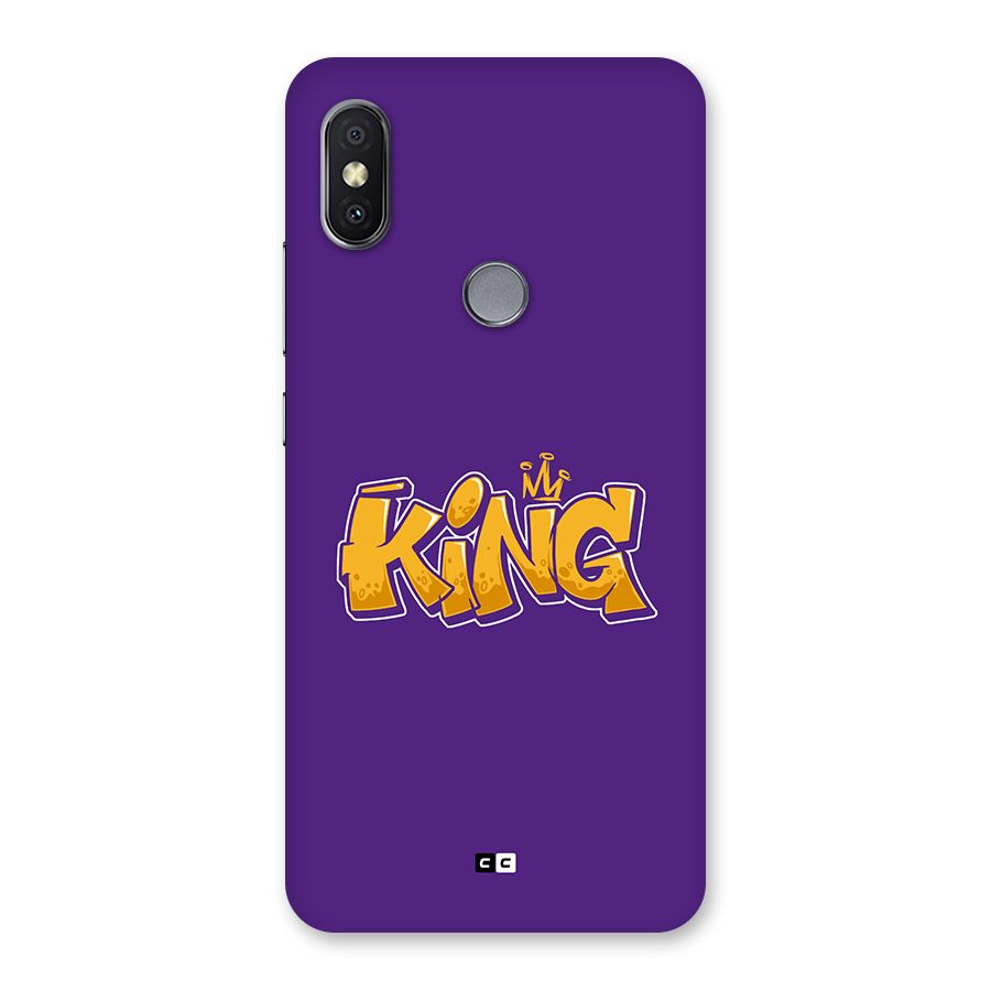 The Royal King Back Case for Redmi Y2