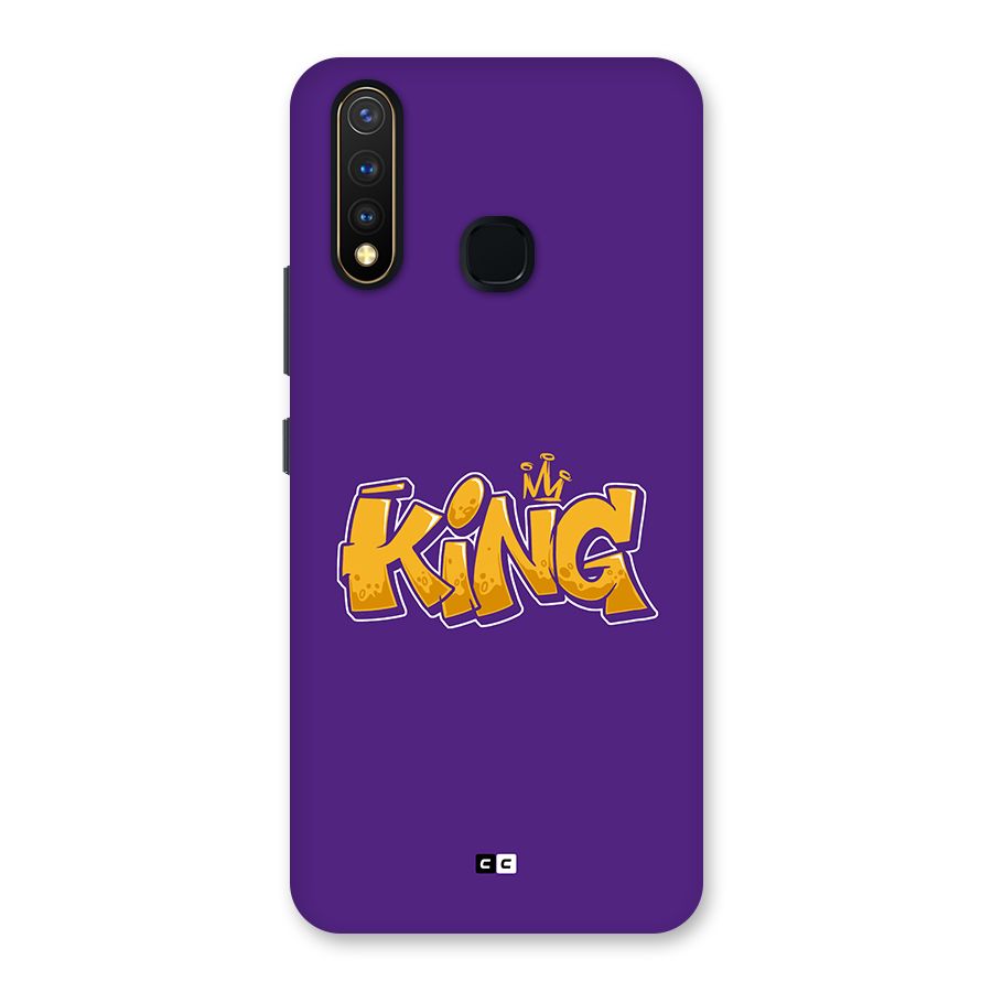 The Royal King Back Case for Vivo U20