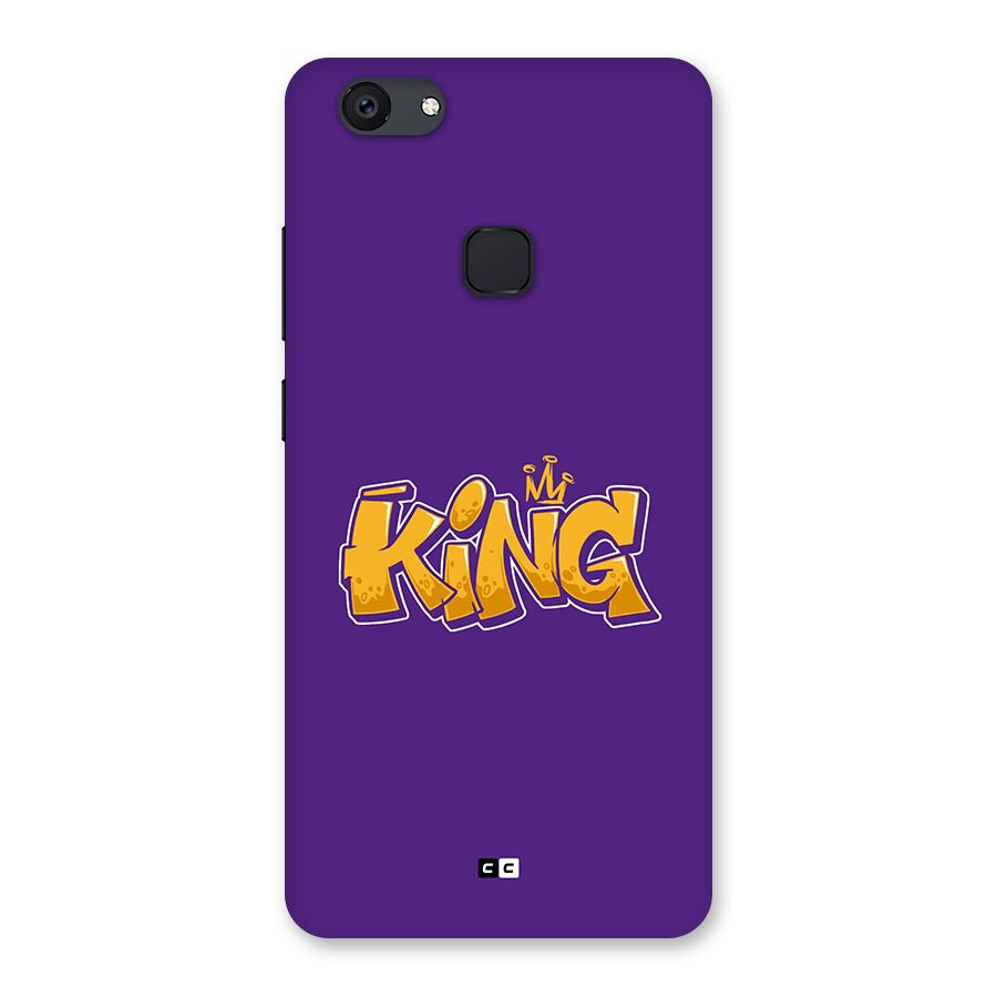 The Royal King Back Case for Vivo V7 Plus