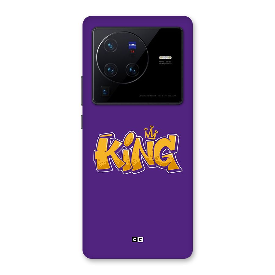 The Royal King Back Case for Vivo X80 Pro