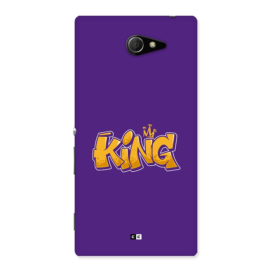 The Royal King Back Case for Xperia M2
