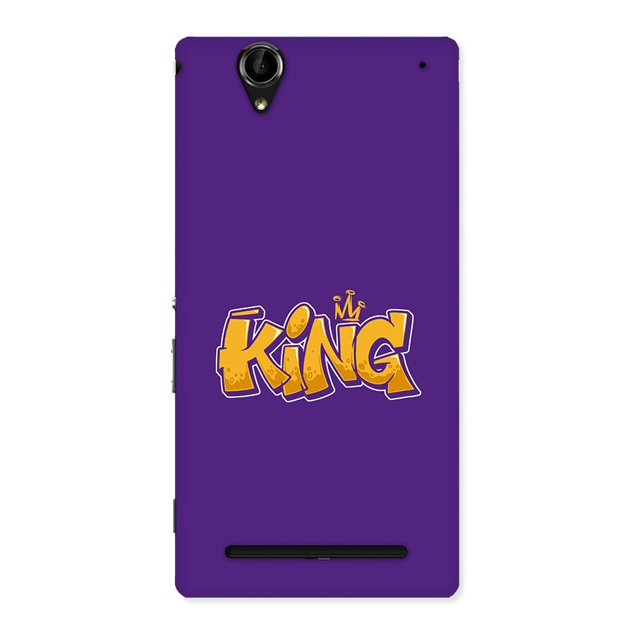 The Royal King Back Case for Xperia T2