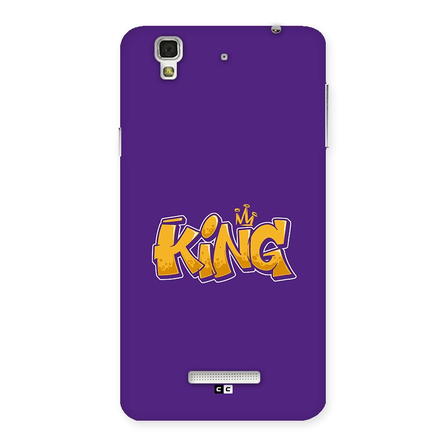 The Royal King Back Case for Yureka