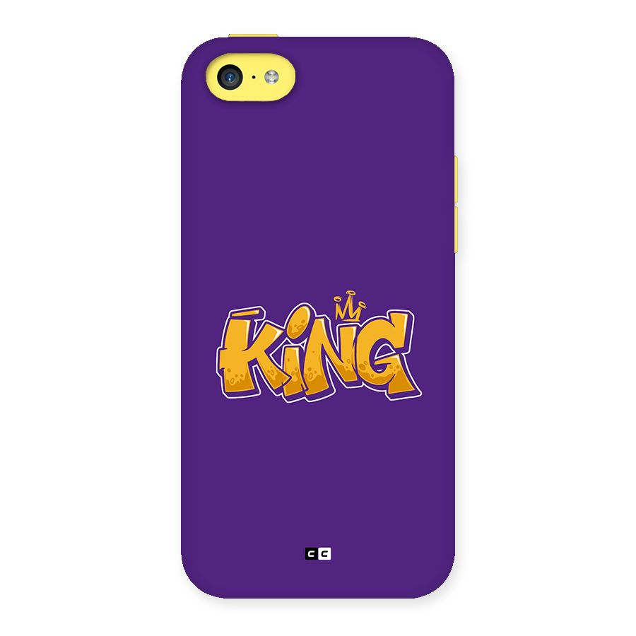 The Royal King Back Case for iPhone 5C