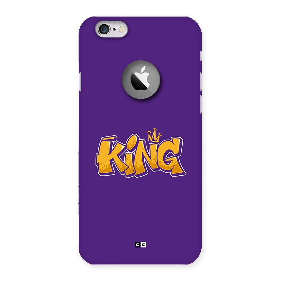 The Royal King Back Case for iPhone 6 Logo Cut