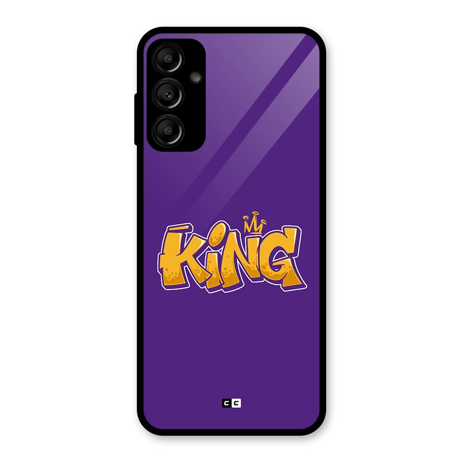 The Royal King Glass Back Case for Galaxy A14 5G