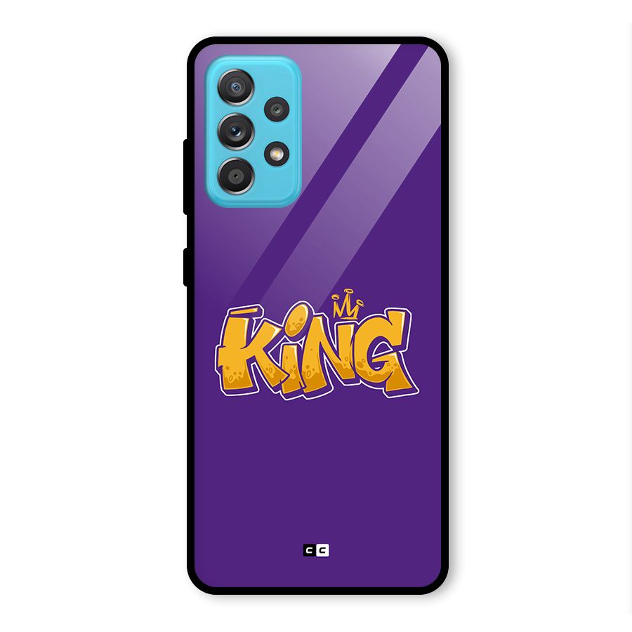 The Royal King Glass Back Case for Galaxy A52s 5G