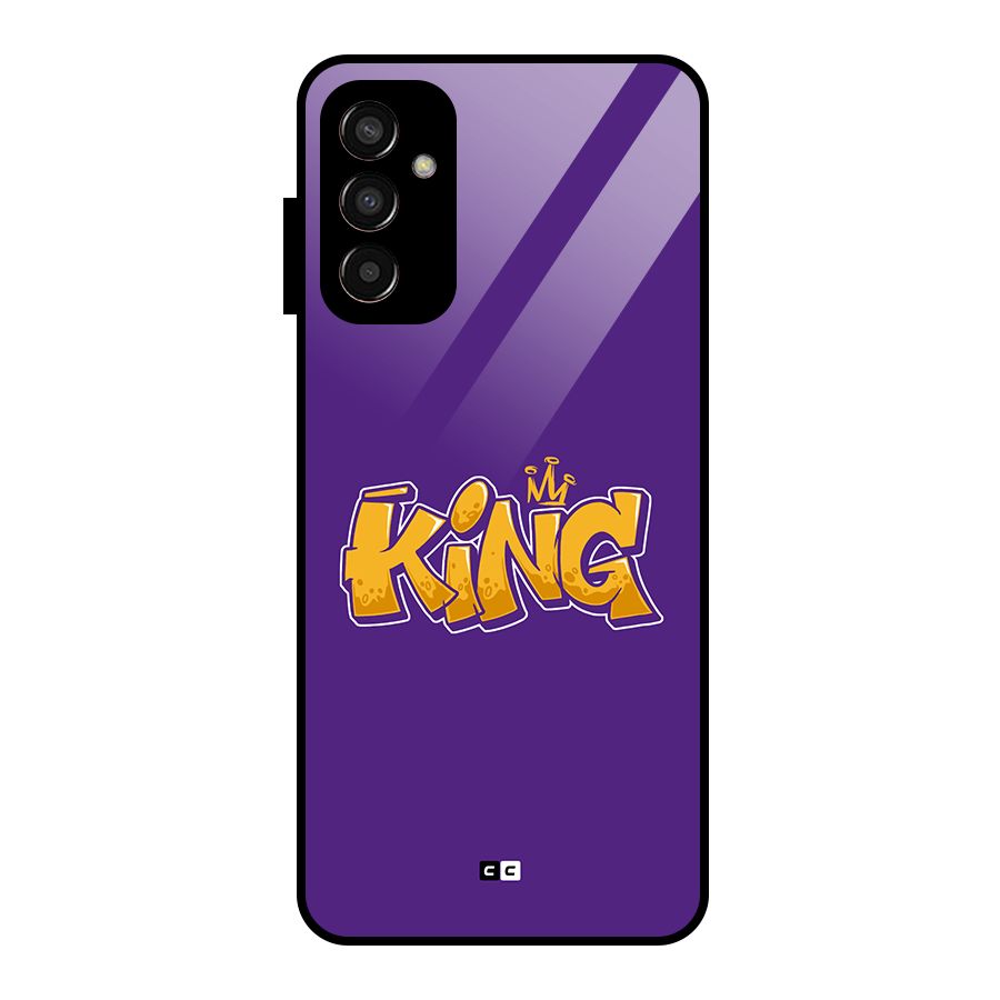 The Royal King Glass Back Case for Galaxy F13