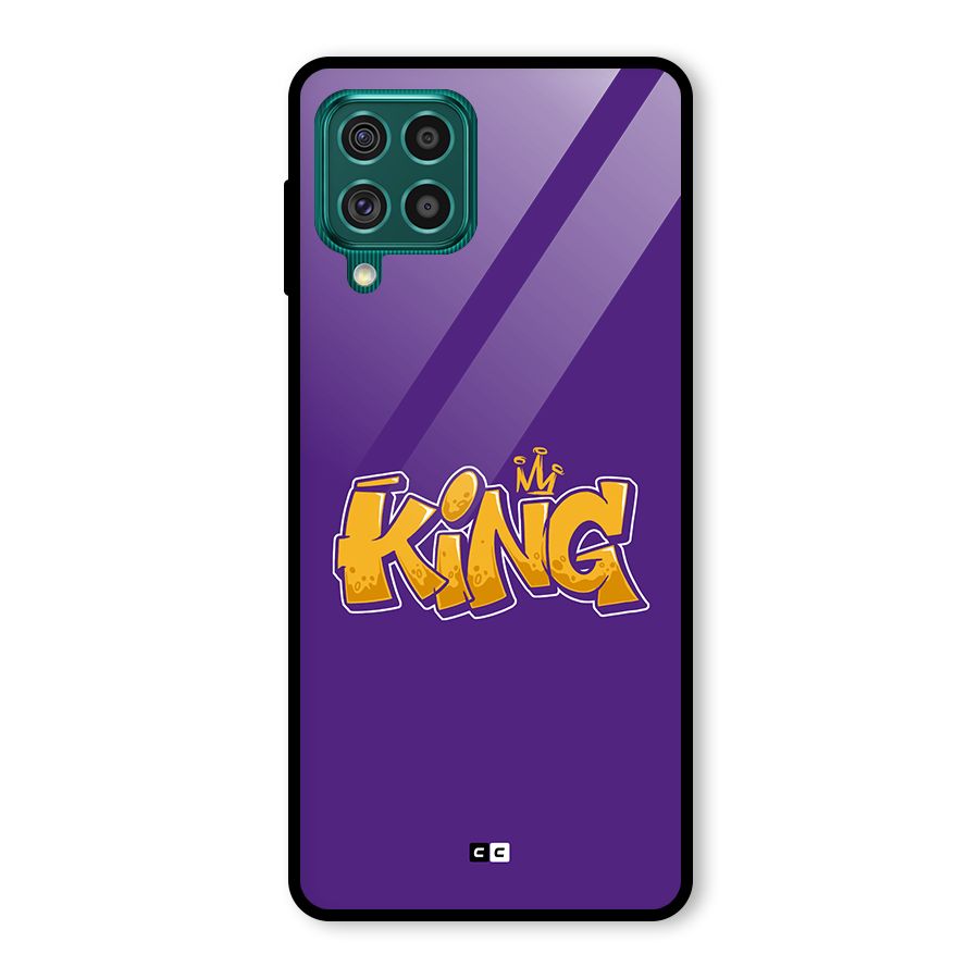 The Royal King Glass Back Case for Galaxy F62