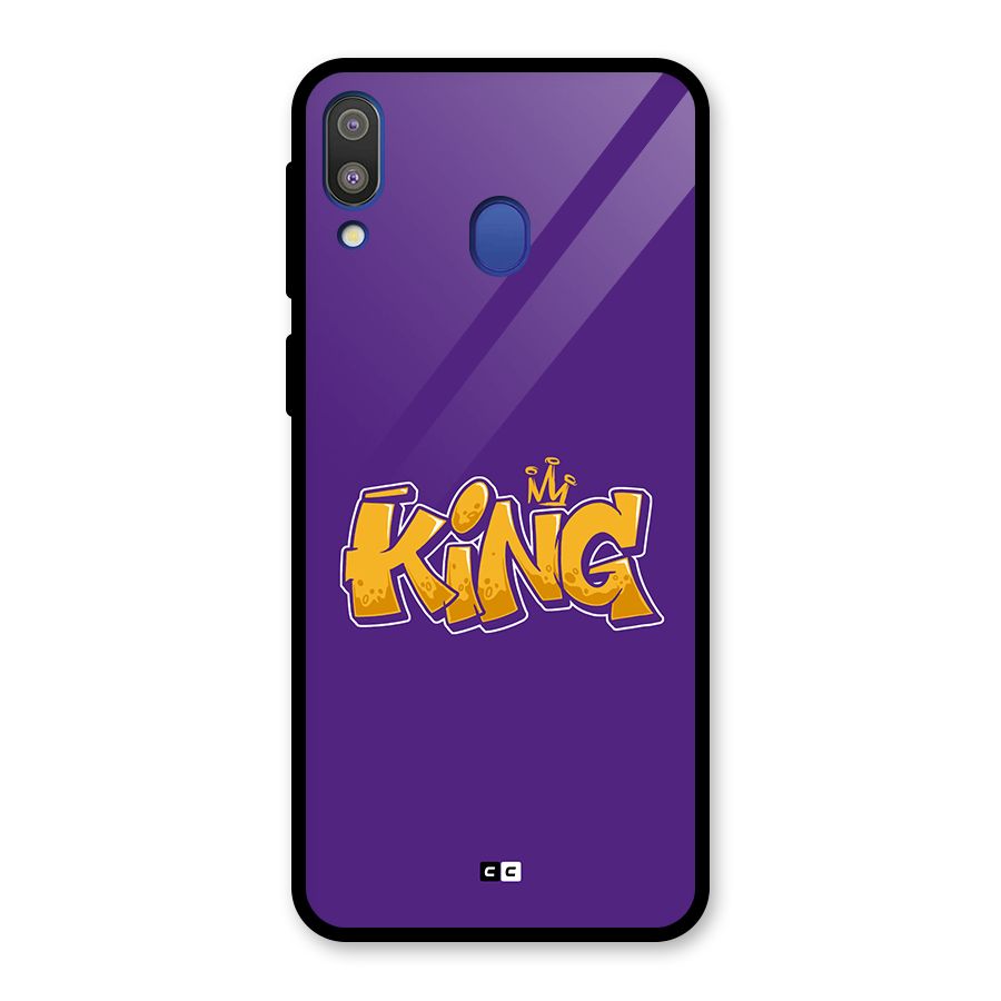 The Royal King Glass Back Case for Galaxy M20