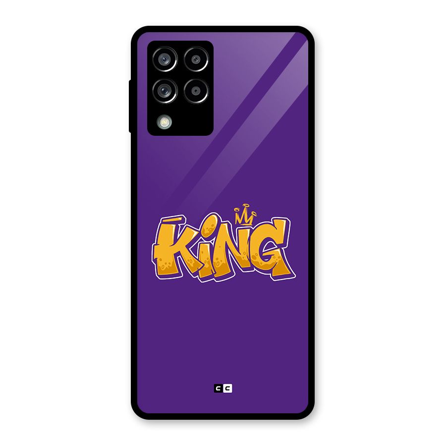 The Royal King Glass Back Case for Galaxy M53 5G