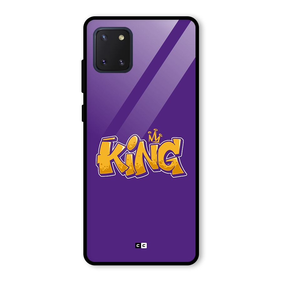 The Royal King Glass Back Case for Galaxy Note 10 Lite