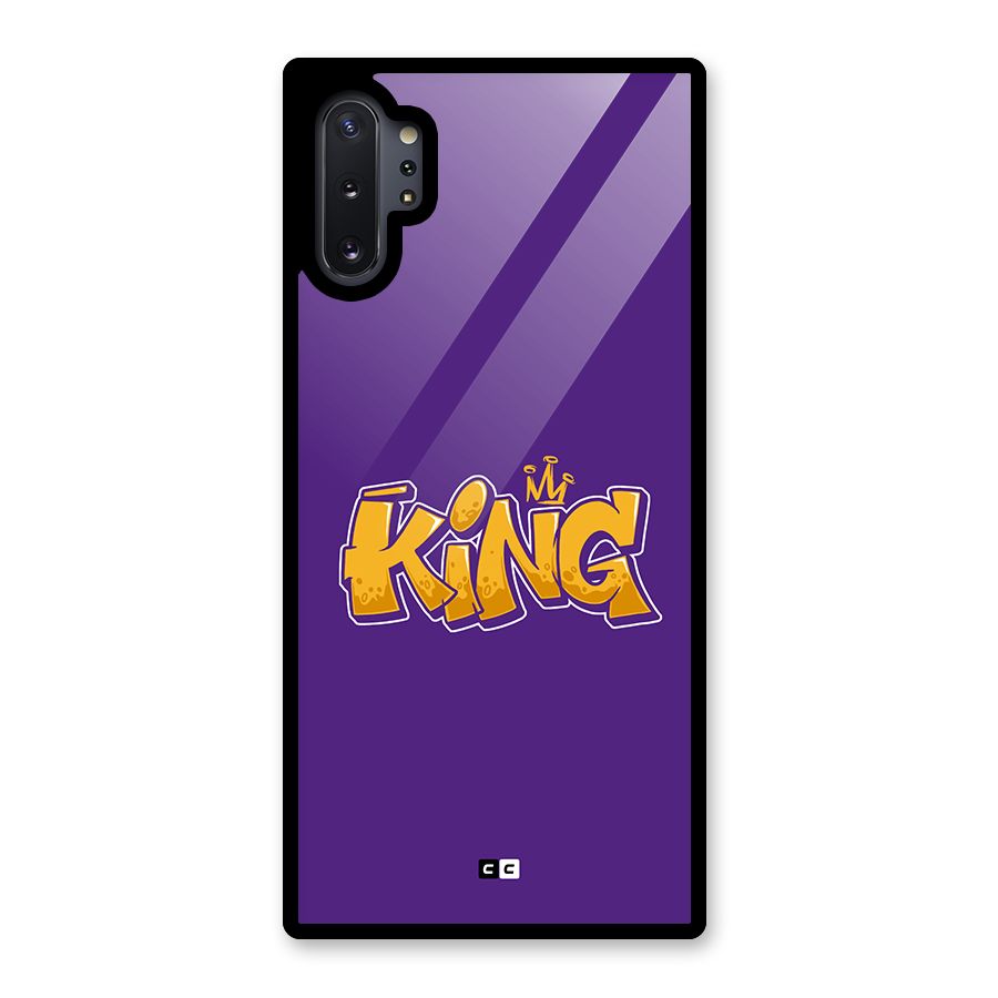 The Royal King Glass Back Case for Galaxy Note 10 Plus