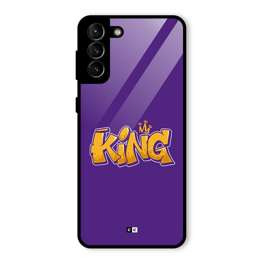 The Royal King Glass Back Case for Galaxy S21 Plus