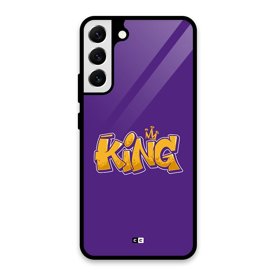 The Royal King Glass Back Case for Galaxy S22 Plus 5G