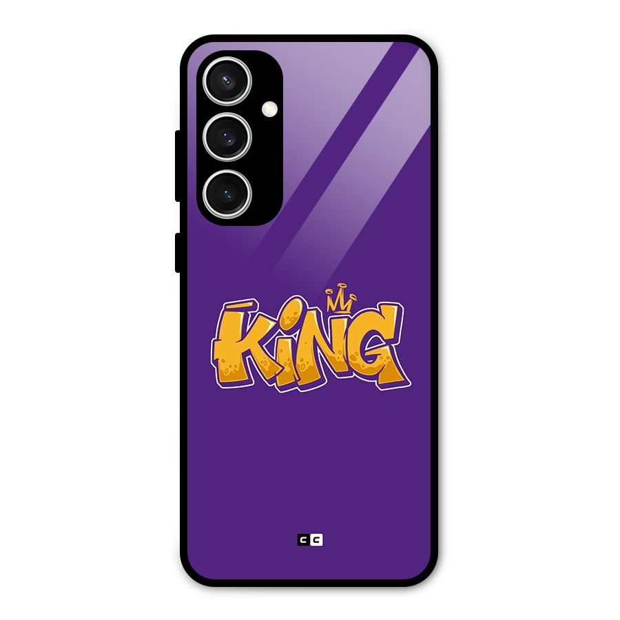 The Royal King Glass Back Case for Galaxy S23 FE