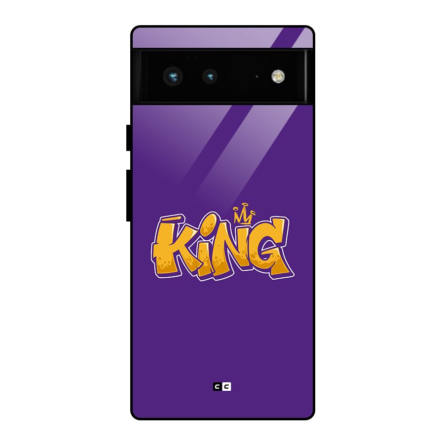 The Royal King Glass Back Case for Google Pixel 6