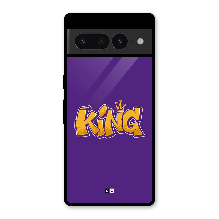 The Royal King Glass Back Case for Google Pixel 7 Pro