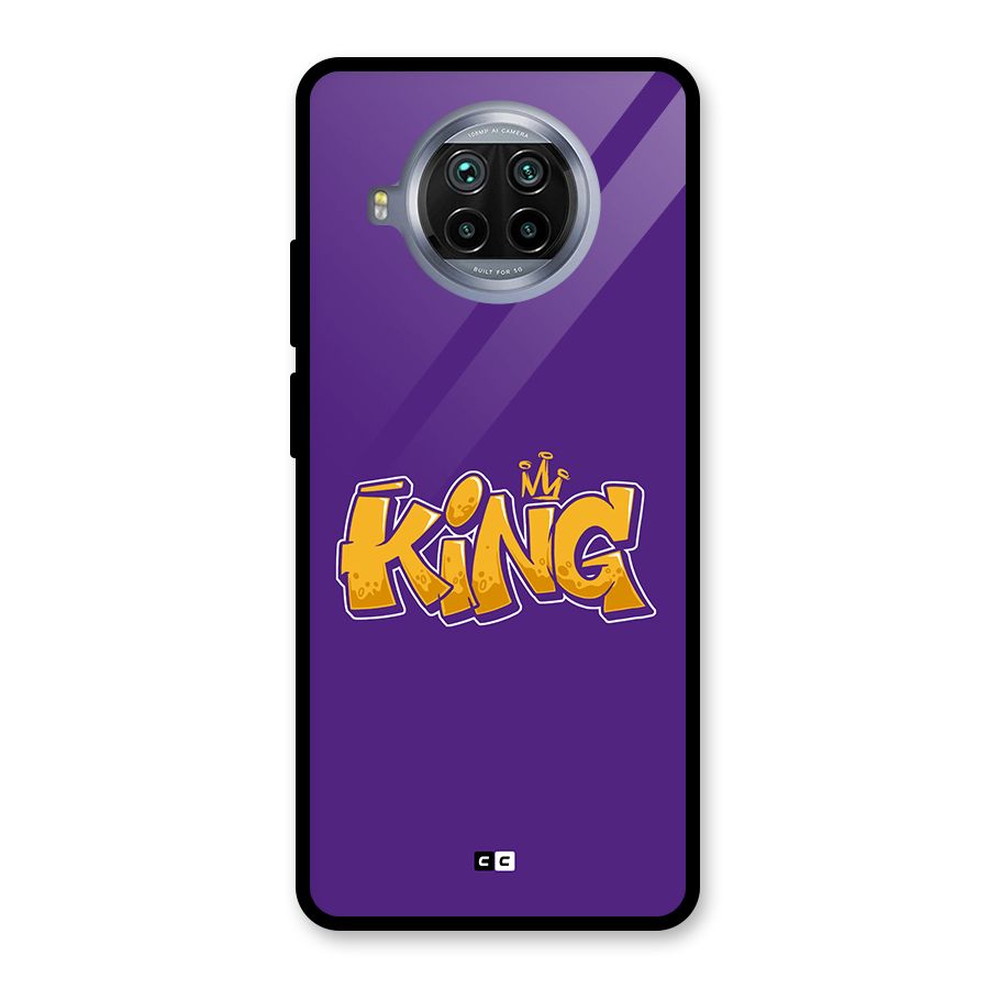 The Royal King Glass Back Case for Mi 10i