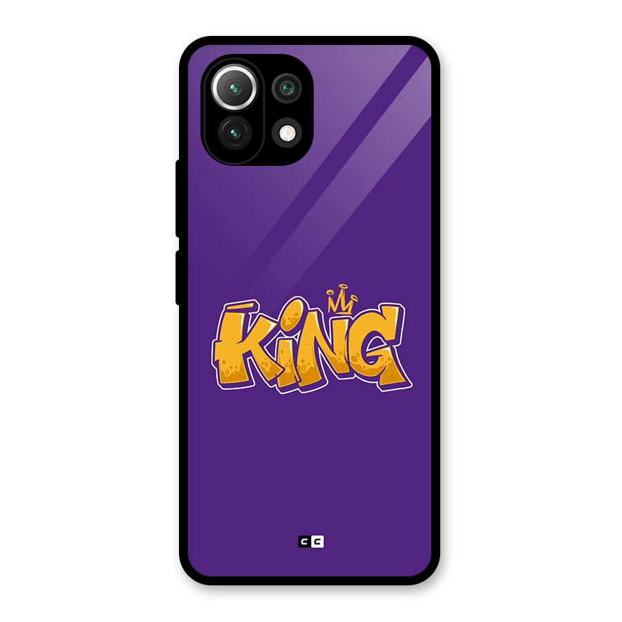 The Royal King Glass Back Case for Mi 11 Lite NE 5G