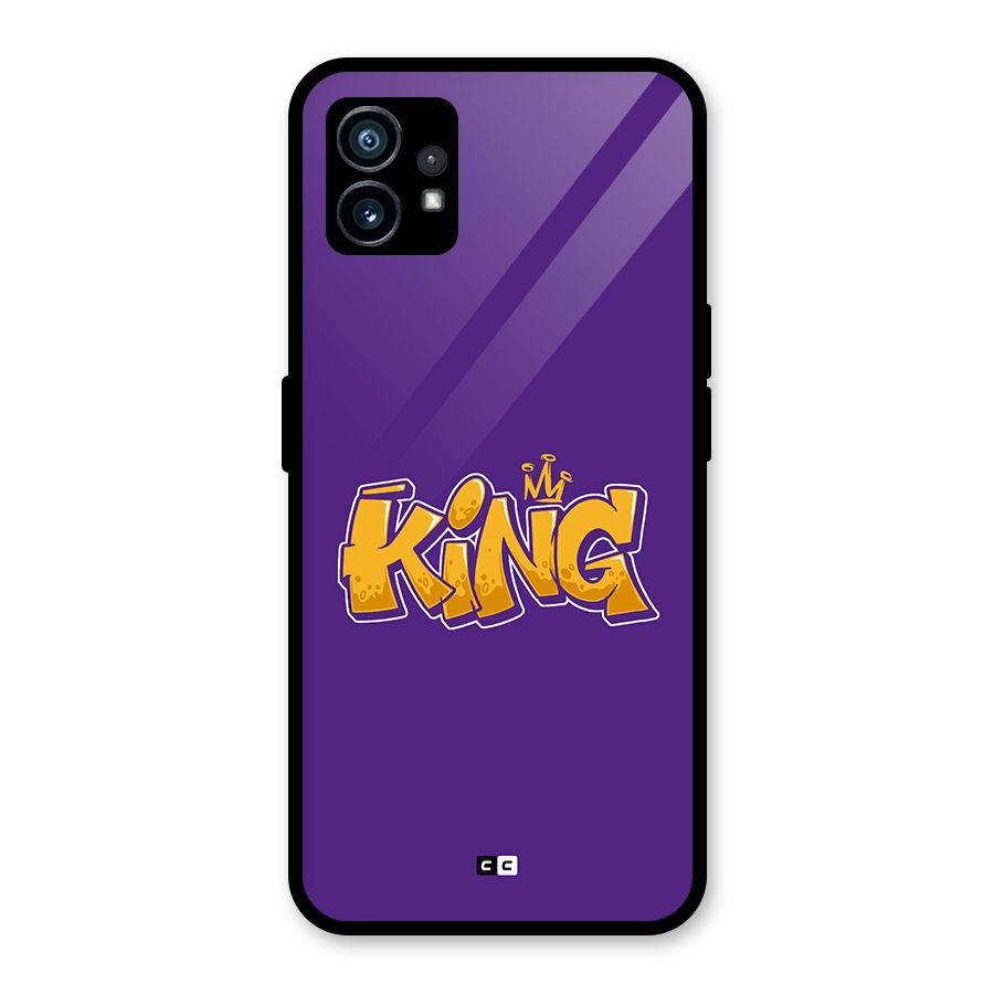 The Royal King Glass Back Case for Nothing Phone 1