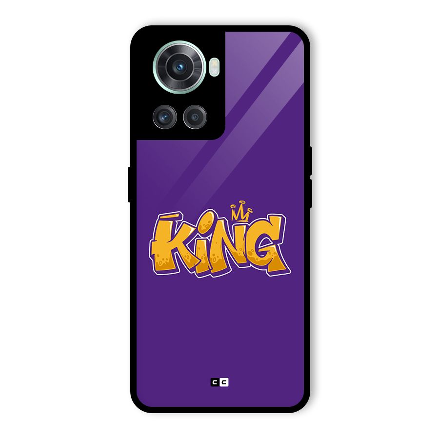 The Royal King Glass Back Case for OnePlus 10R