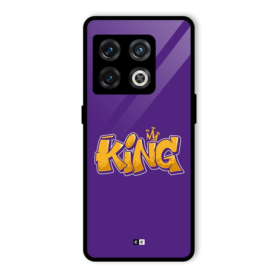 The Royal King Glass Back Case for OnePlus 10 Pro 5G
