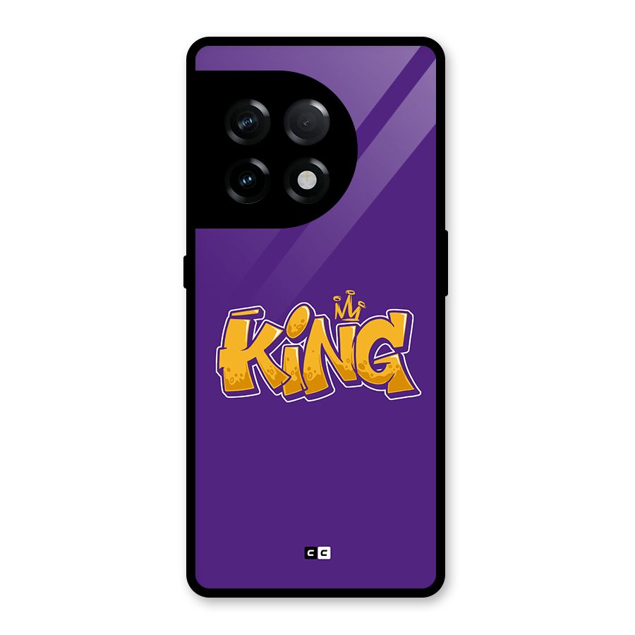 The Royal King Glass Back Case for OnePlus 11R