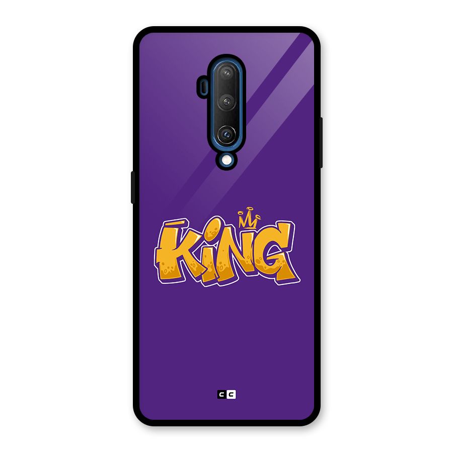 The Royal King Glass Back Case for OnePlus 7T Pro
