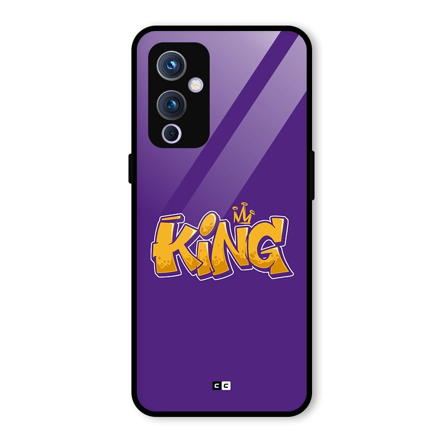 The Royal King Glass Back Case for OnePlus 9