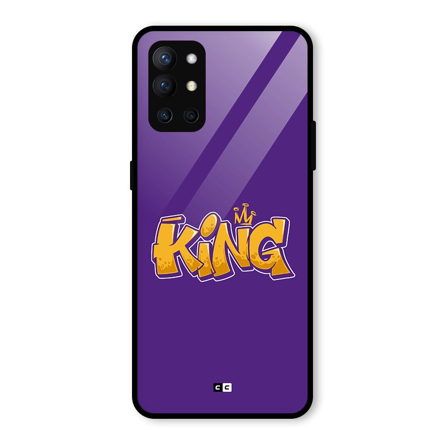 The Royal King Glass Back Case for OnePlus 9R