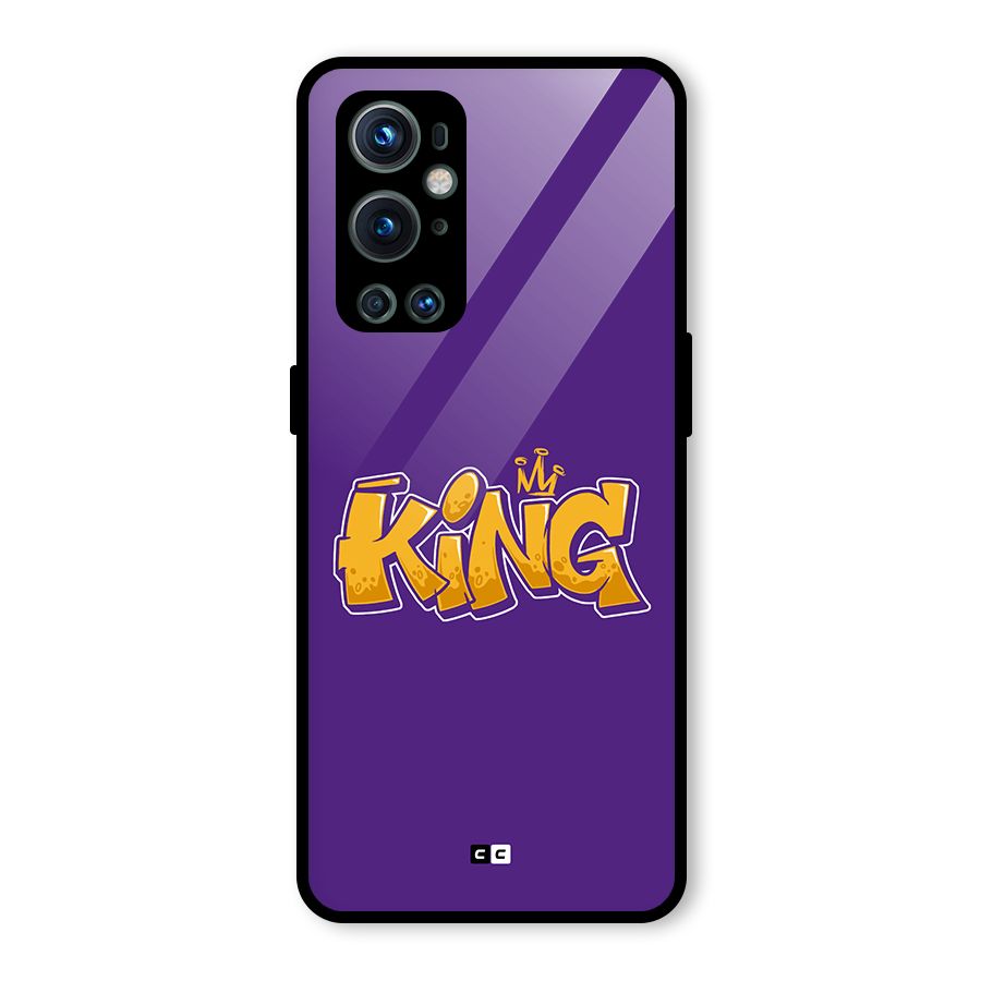 The Royal King Glass Back Case for OnePlus 9 Pro