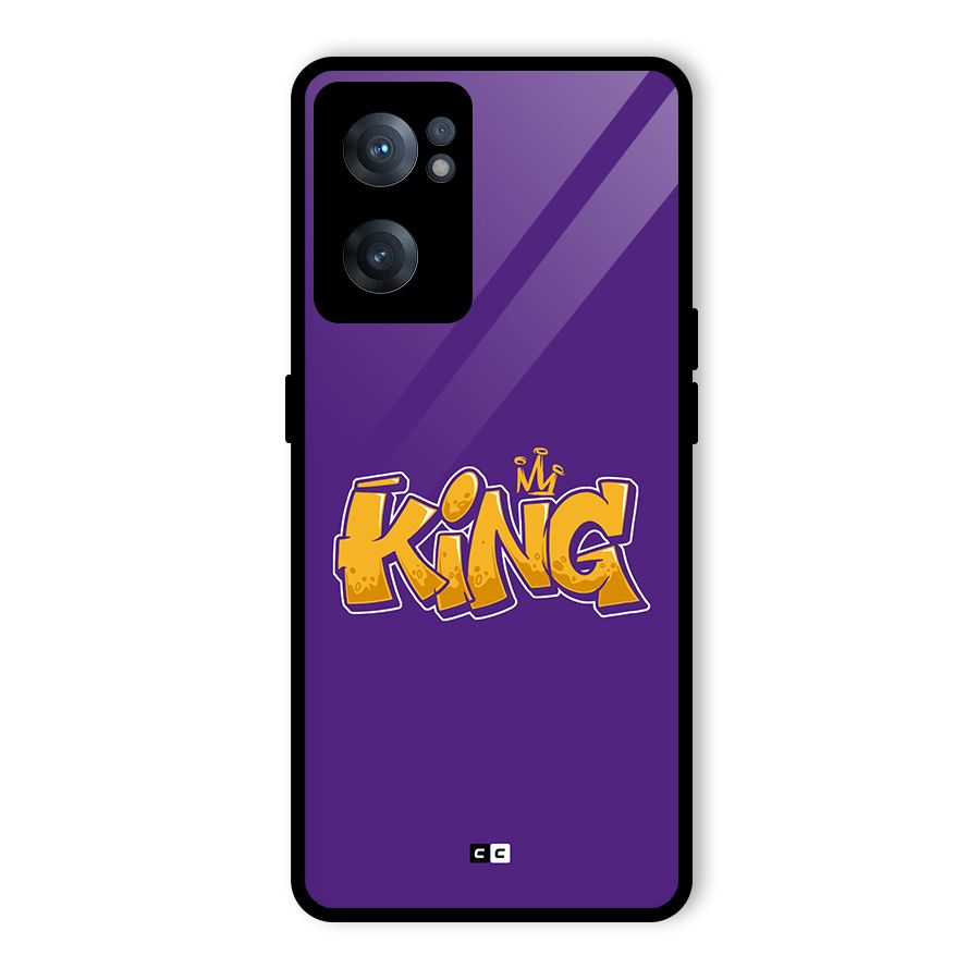 The Royal King Glass Back Case for OnePlus Nord CE 2 5G