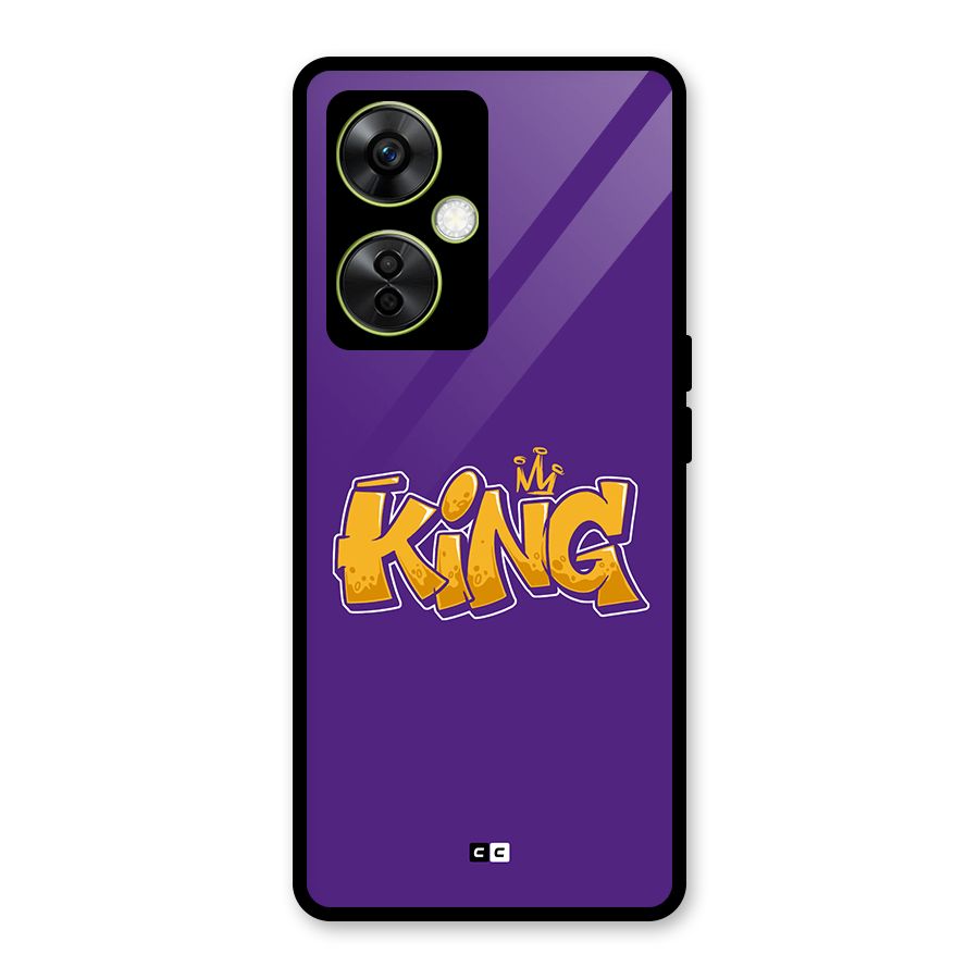 The Royal King Glass Back Case for OnePlus Nord CE 3 Lite