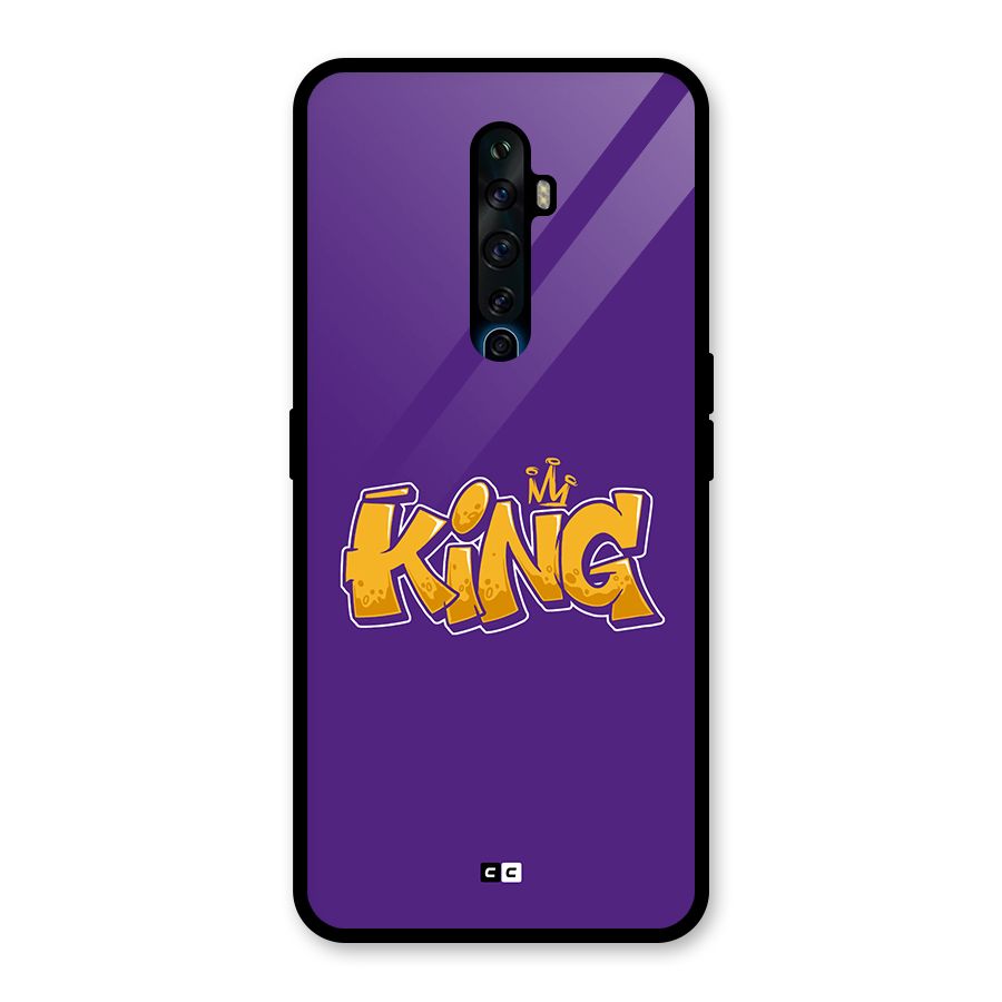 The Royal King Glass Back Case for Oppo Reno2 Z