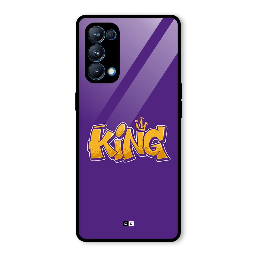 The Royal King Glass Back Case for Oppo Reno5 Pro 5G